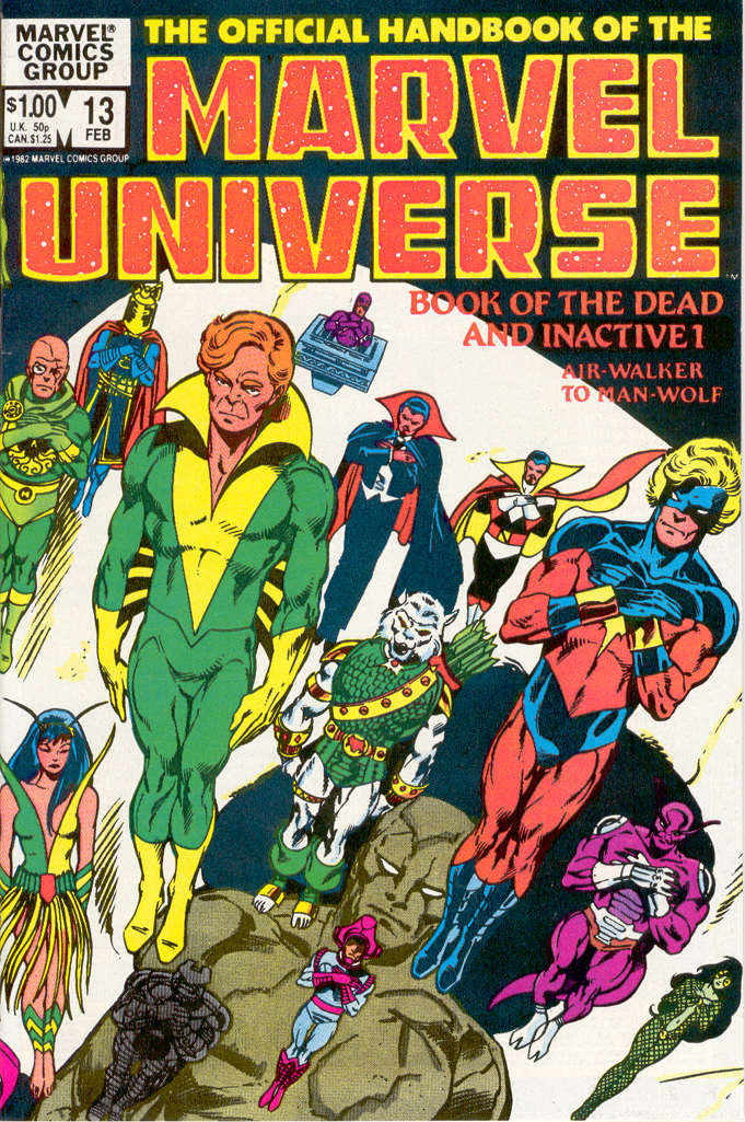 Official Handbook of the Marvel Universe (Vol. 1) #13
