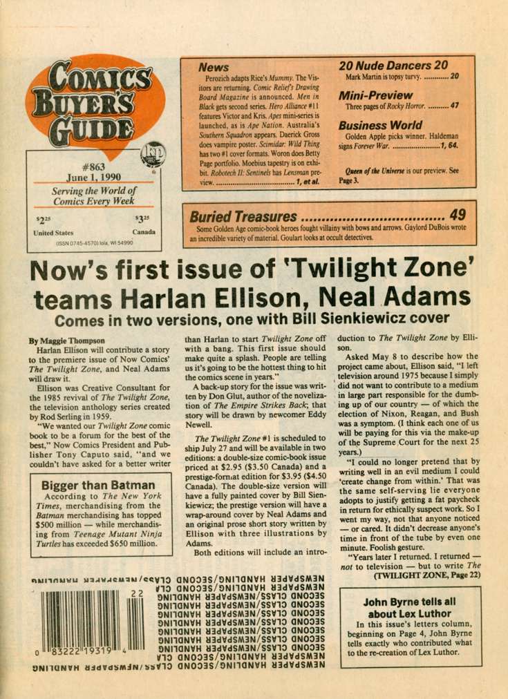 Comics Buyer’s Guide #863