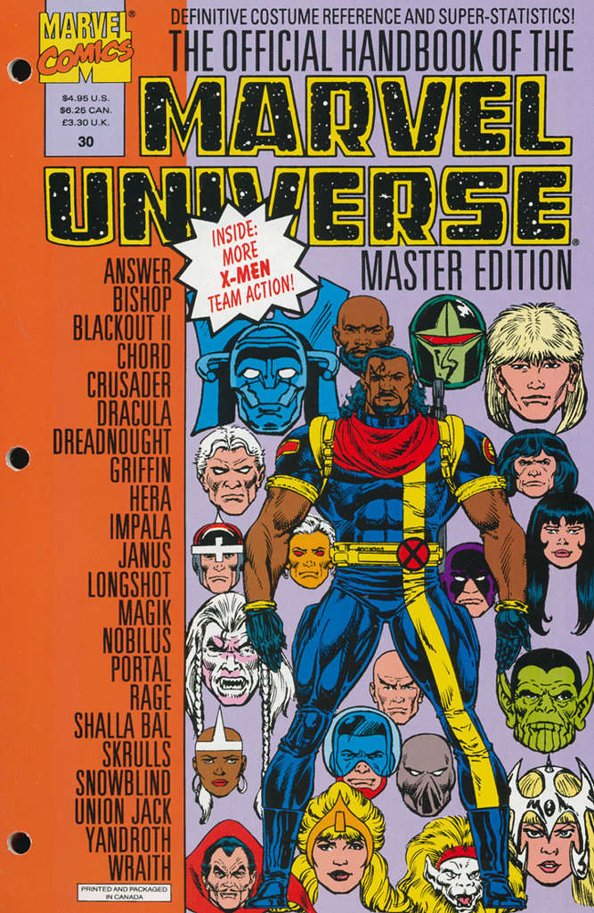 Official Handbook of the Marvel Universe Master Edition #30