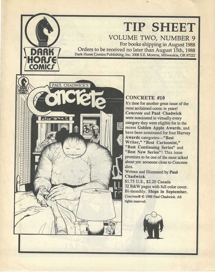 Dark Horse Tip Sheet (Vol. 1)