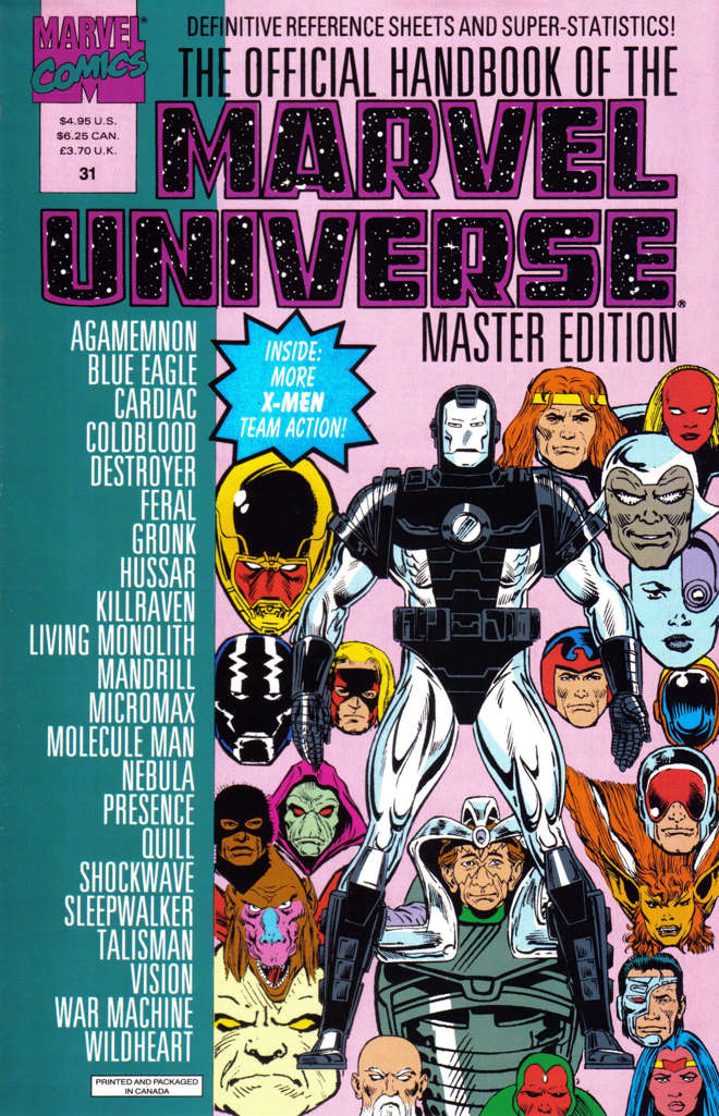 Official Handbook of the Marvel Universe Master Edition #31