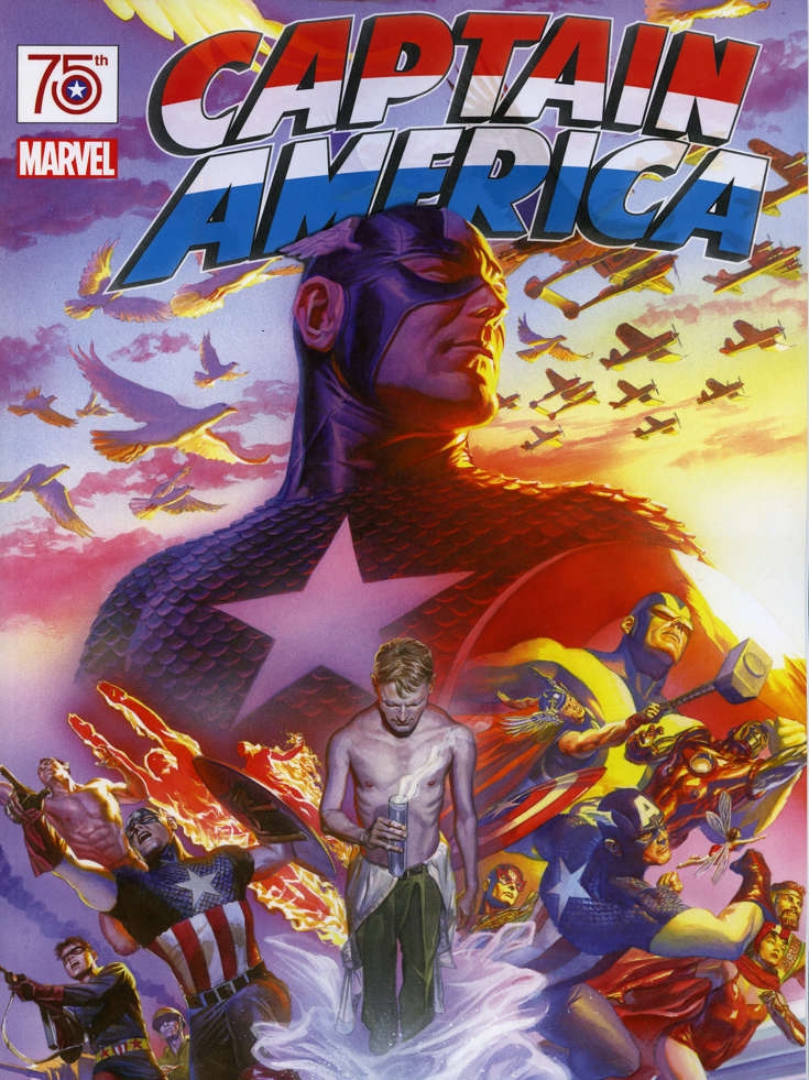 Captain America 75th Anniversary Magazine #1 Variation B