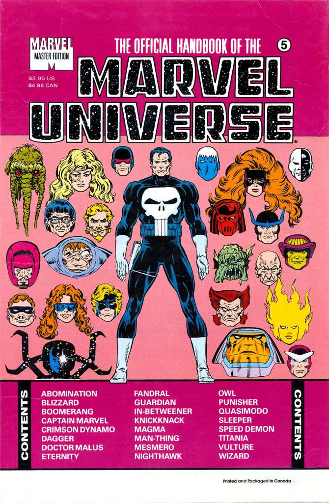 Official Handbook of the Marvel Universe Master Edition #5