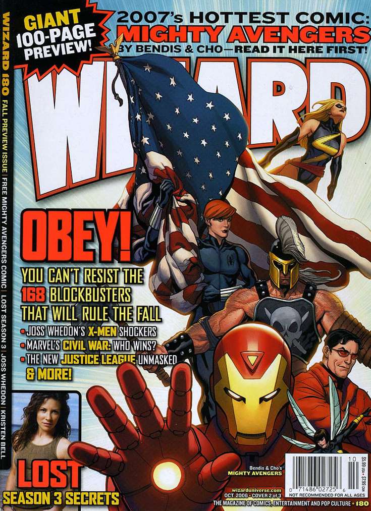 Wizard: The Comics Magazine #180 Variation B