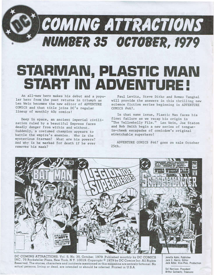 DC Coming Attractions #35