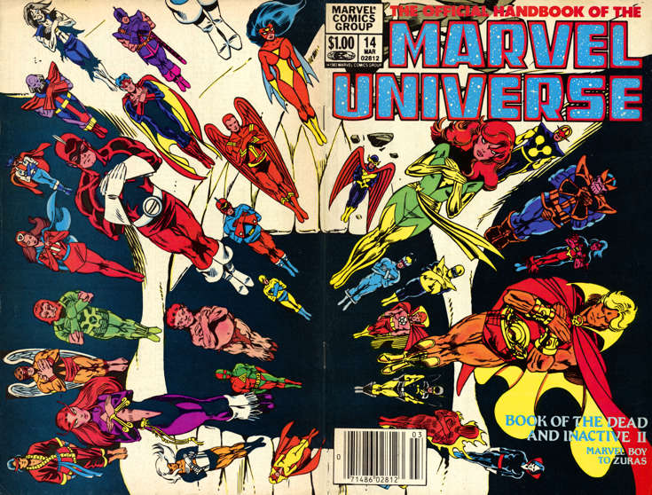 Official Handbook of the Marvel Universe (Vol. 1) #14 Newsstand Edition