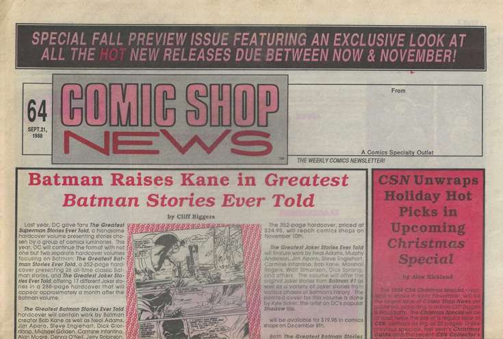 Comic Shop News #64