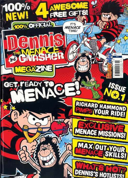 100% Official Dennis the Menace and Gnasher Megazine #80
