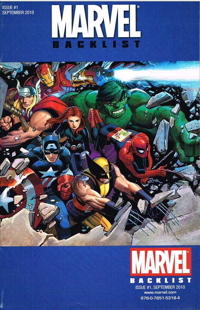 Marvel Backlist Book Market Catalog #1