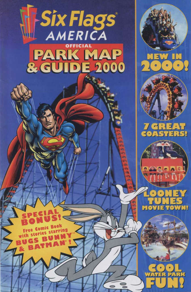 Six Flags Park Map and Guide