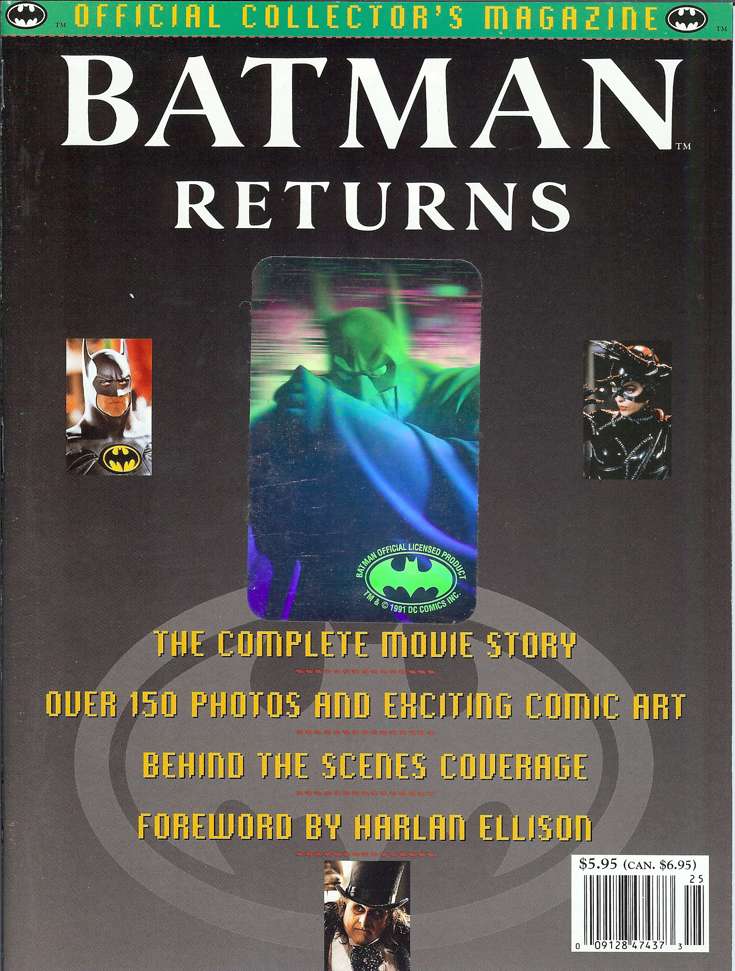 Batman Returns Official Collector’s Magazine
