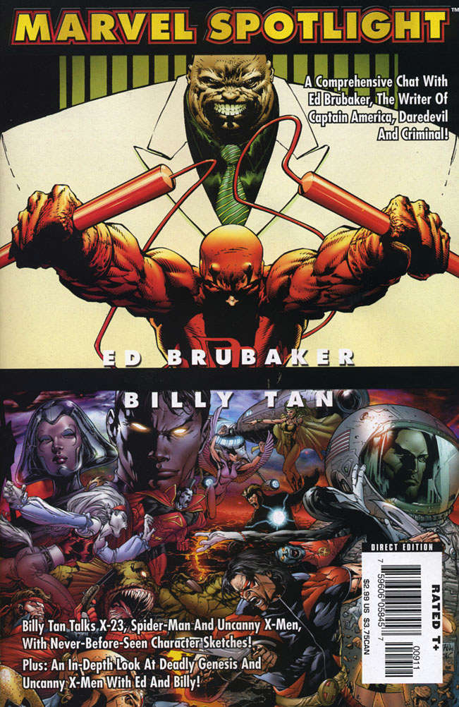 Marvel Spotlight: Ed Brubaker/Billy Tan #1
