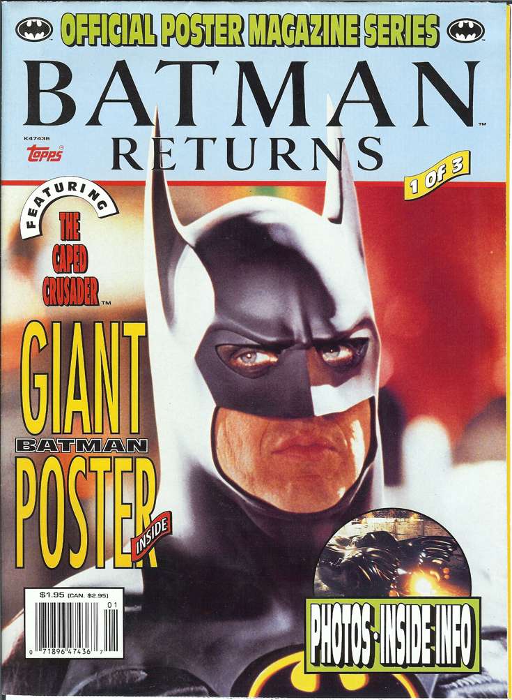 Batman Returns Poster Magazine