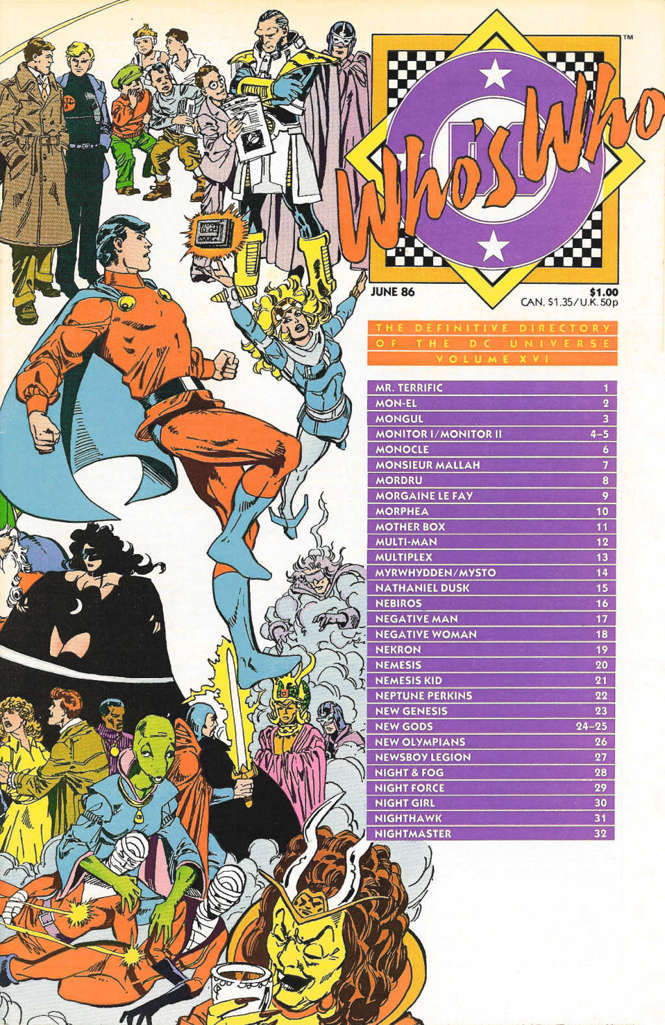 Who’s Who: The Definitive Directory of the DC Universe #16