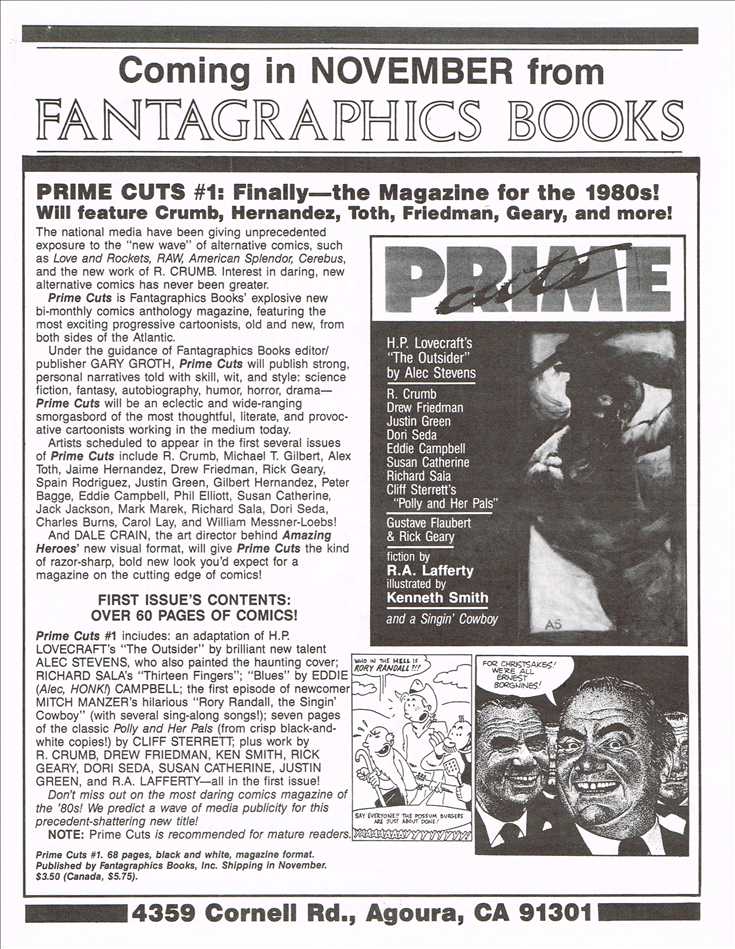 Fantagraphics Books Coming Comics and Books #8610