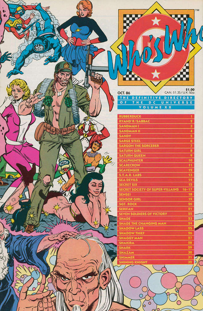 Who’s Who: The Definitive Directory of the DC Universe #20