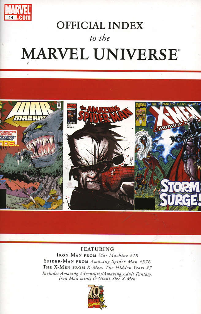 Official Index to the Marvel Universe #14