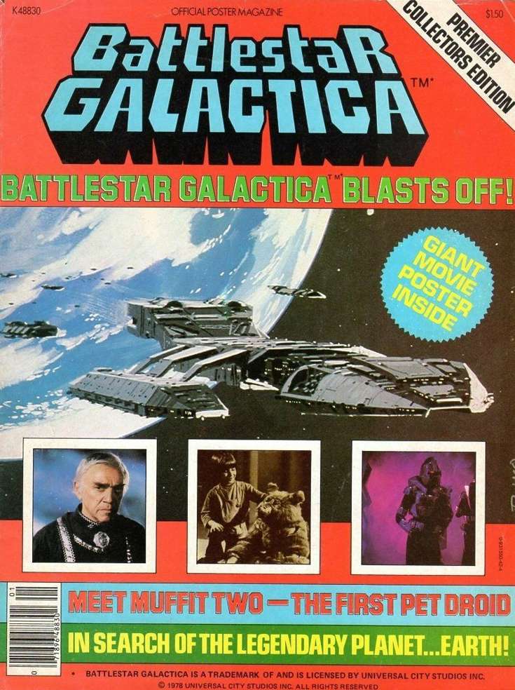 Battlestar Galactica Official Poster Magazine