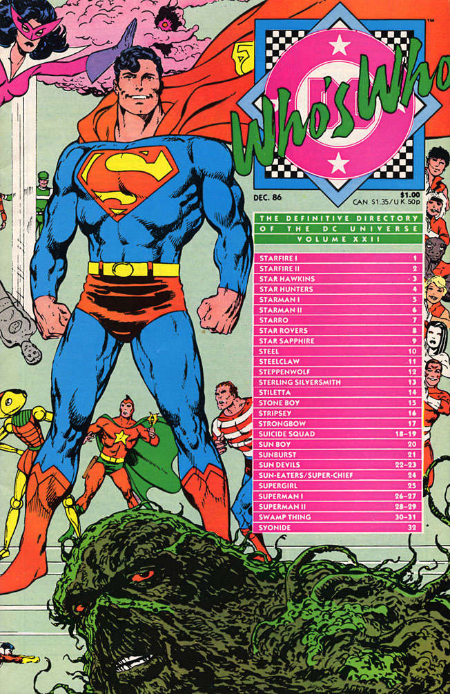 Who’s Who: The Definitive Directory of the DC Universe #22
