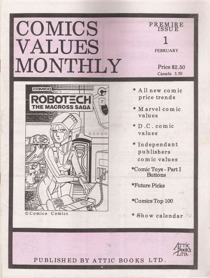 Comics Values Monthly
