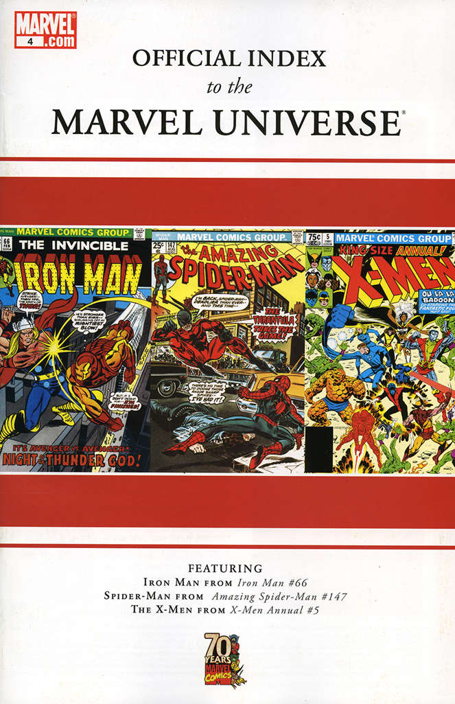 Official Index to the Marvel Universe #4