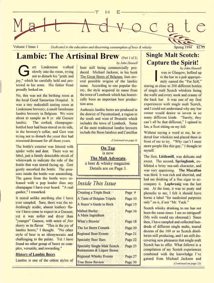 The Malt Advocate