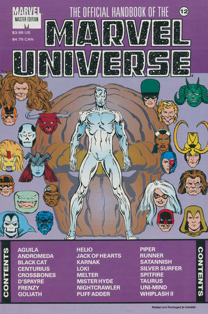 Official Handbook of the Marvel Universe Master Edition #12