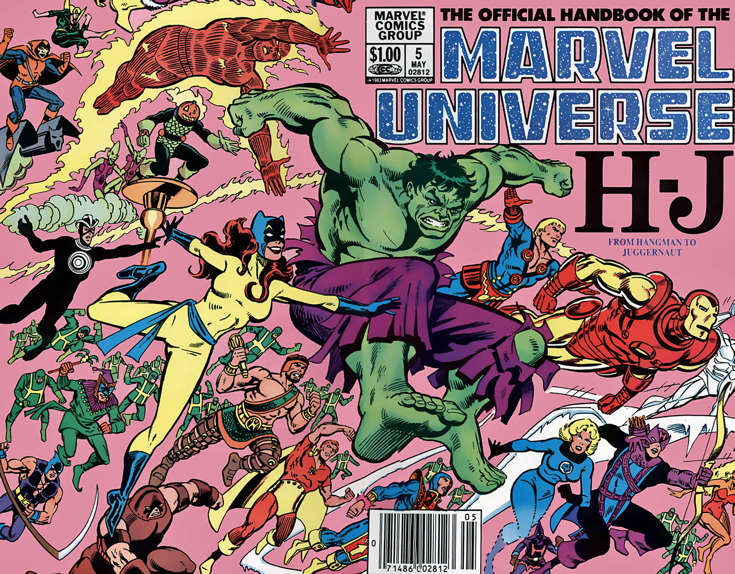 Official Handbook of the Marvel Universe (Vol. 1) #5 Newsstand Edition