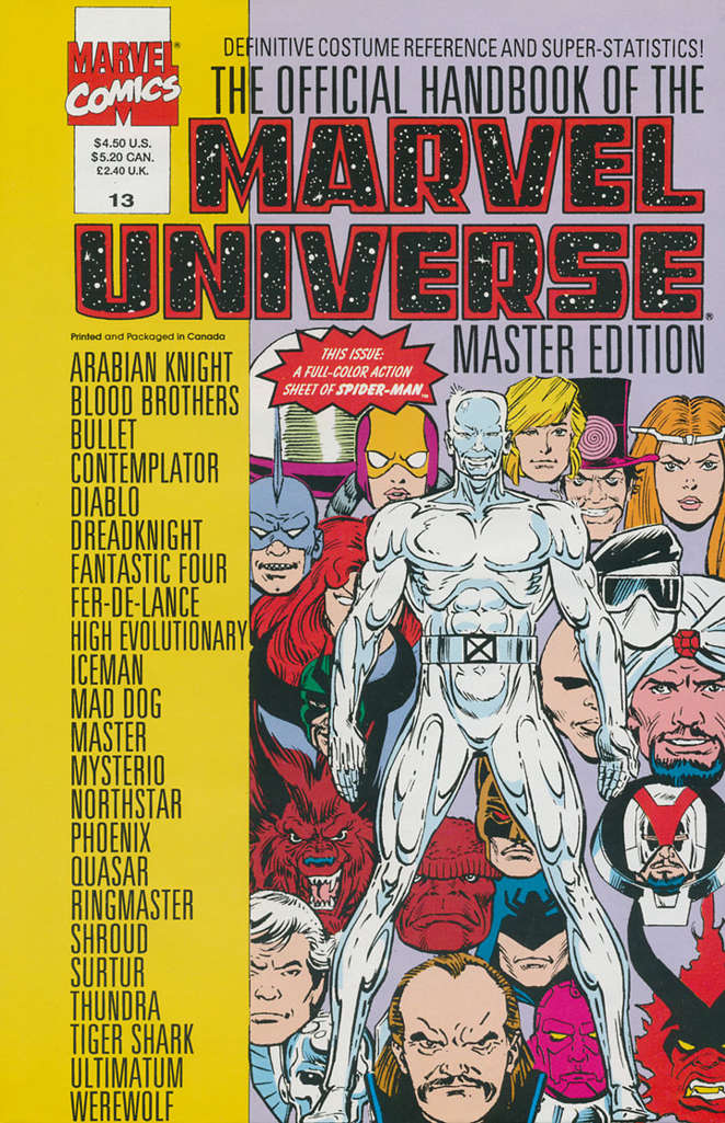 Official Handbook of the Marvel Universe Master Edition #13