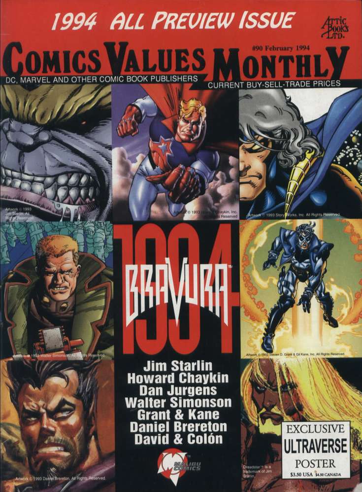 Comics Values Monthly #90