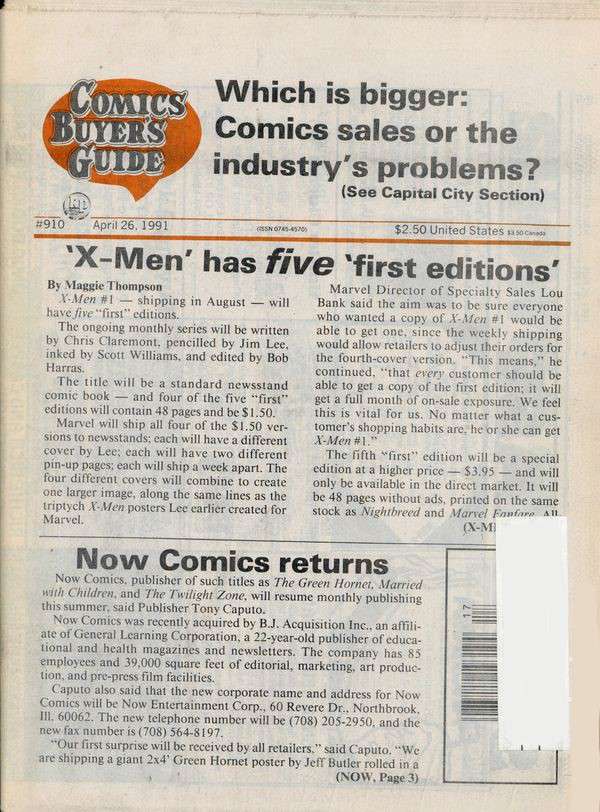 Comics Buyer’s Guide #910