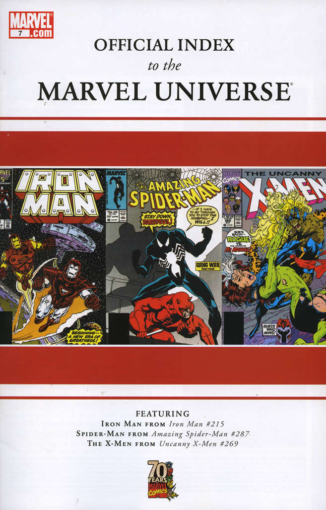 Official Index to the Marvel Universe #7
