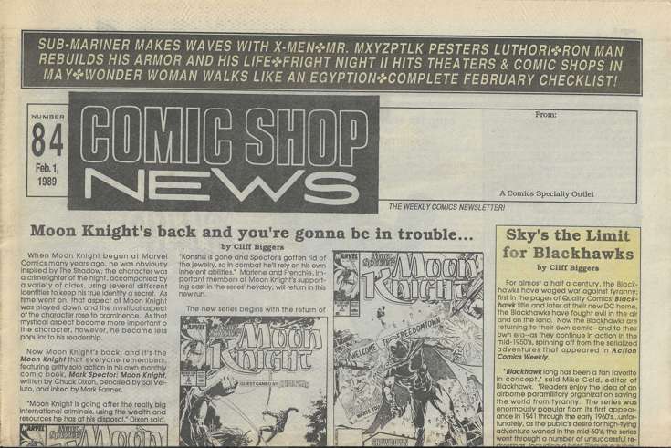 Comic Shop News #84