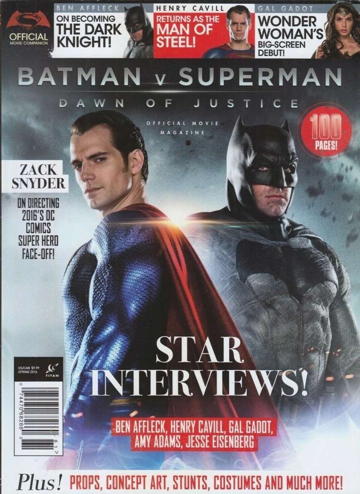 Batman v Superman: Dawn of Justice Magazine
